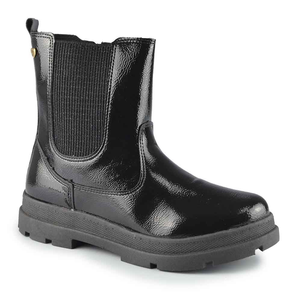 Coturno Infantil Kidy Feminina Style 363-0018 Preto 2