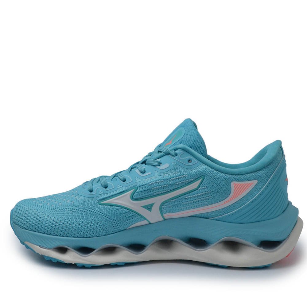 Tênis Esportivo Mizuno Feminino Wave Legend 4 1010156056 Azul Turquesa 3