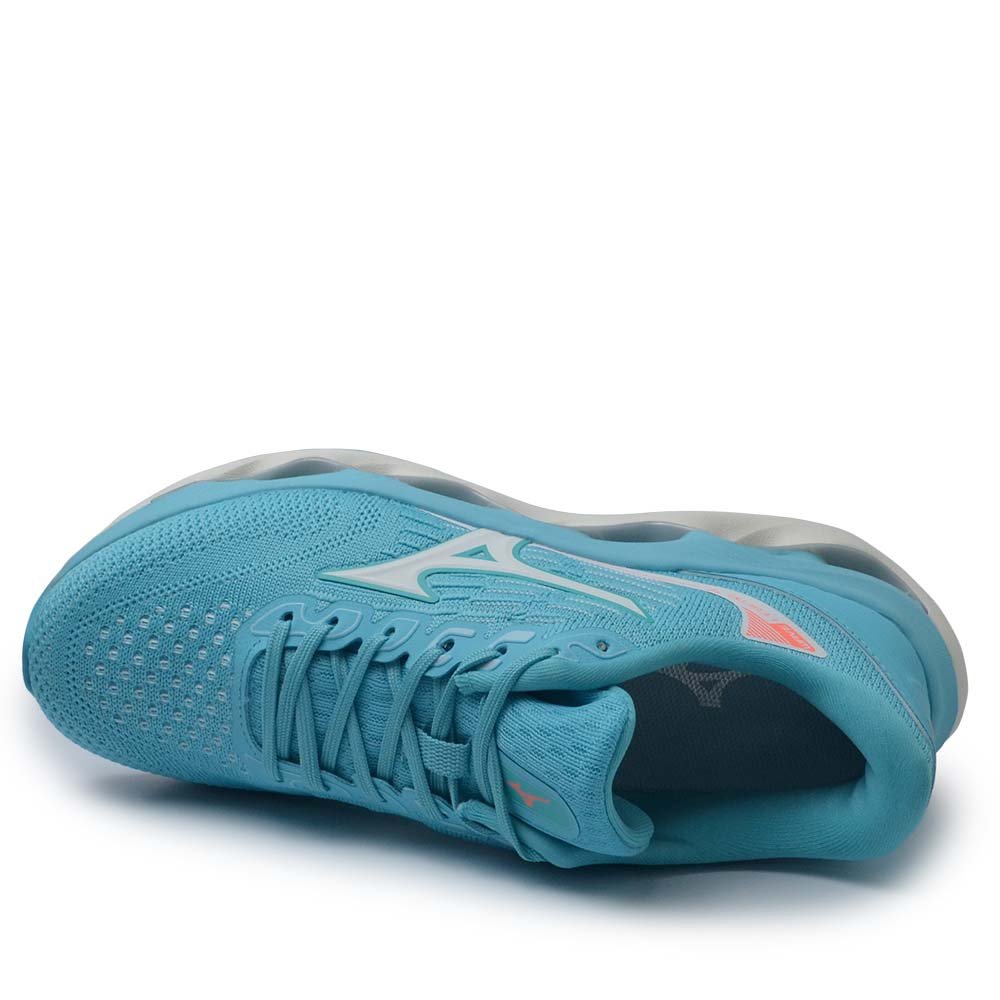 Tênis Esportivo Mizuno Feminino Wave Legend 4 1010156056 Azul Turquesa 4