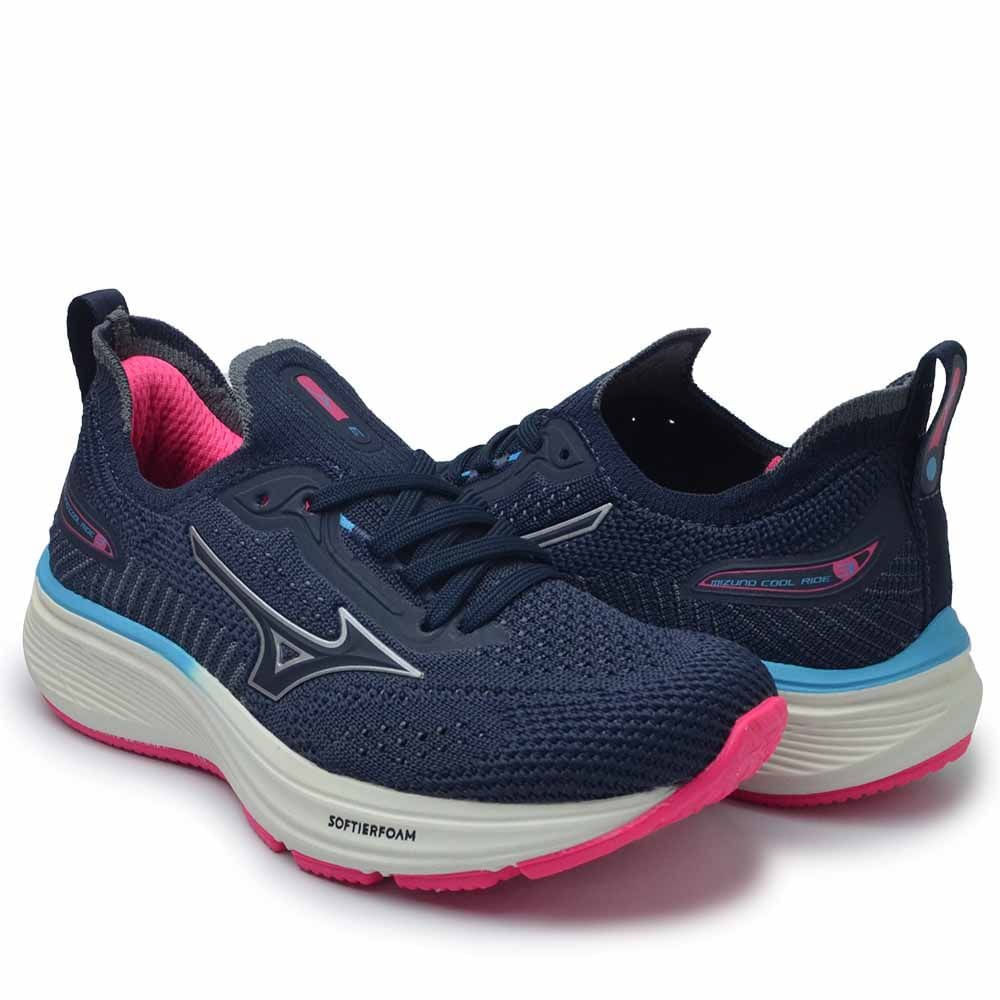 Tênis Infantil Mizuno XS Cool Ride 3 Jr 101084084 Azul Marinho 6