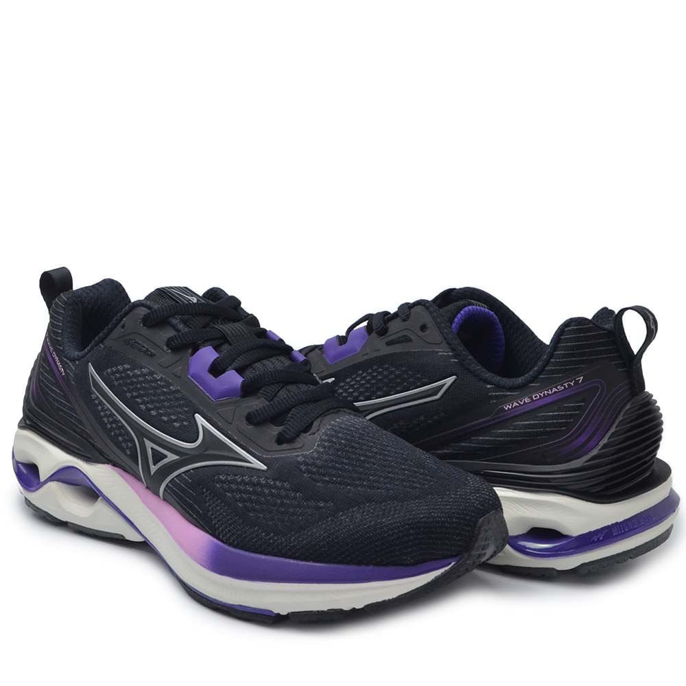 Tênis Esportivo Mizuno Feminino Dynasty 7  - 101011011 Preto 6