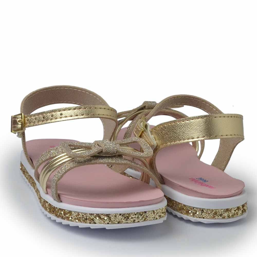 Sandália Infantil Molekinha Feminina 2724.112 Dourado 6