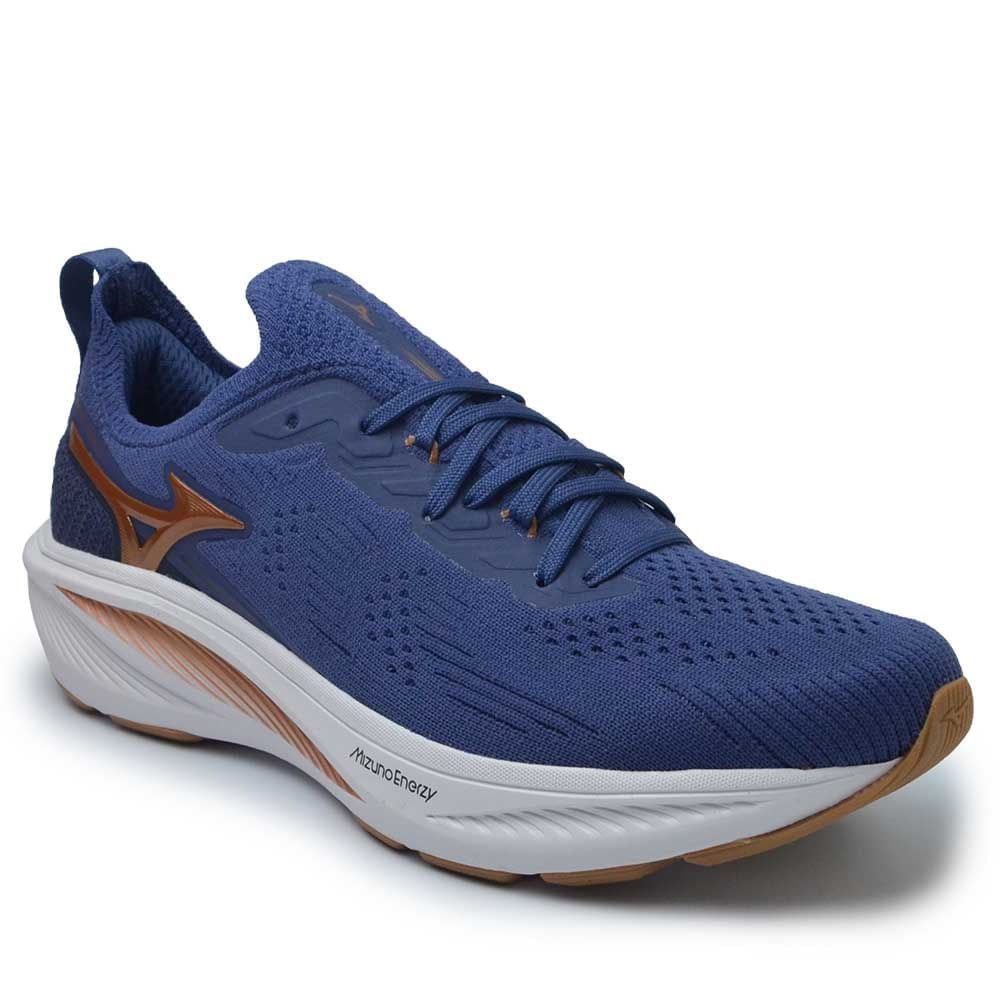 Tênis Esportivo Mizuno Feminino Sunrise 101061061 Azul Marinho 2
