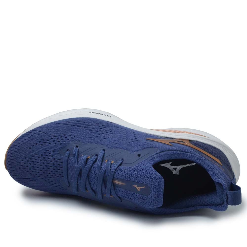 Tênis Esportivo Mizuno Feminino Sunrise 101061061 Azul Marinho 4