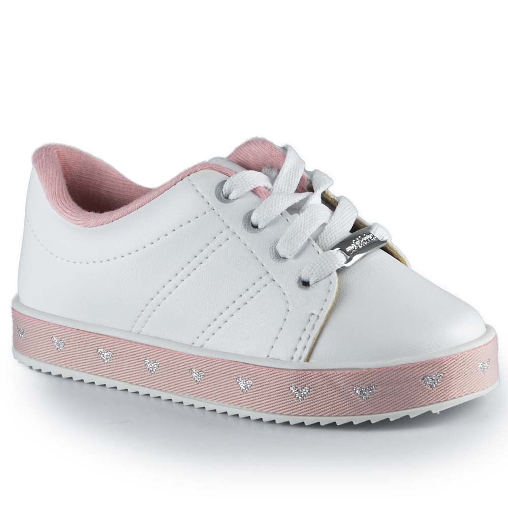 Tênis Infantil Molekinha Feminino 2131.612 Branco 2