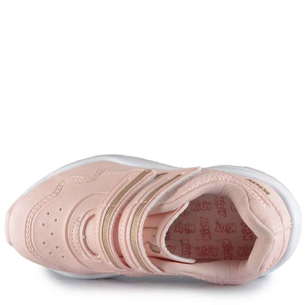 Kit Tênis Infantil Kidy Feminino Play 007-1827 Rosa 4