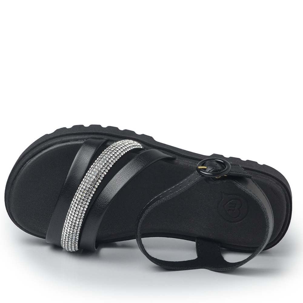 Sandália Infantil Molekinha Feminina 2344.128 Preto 4