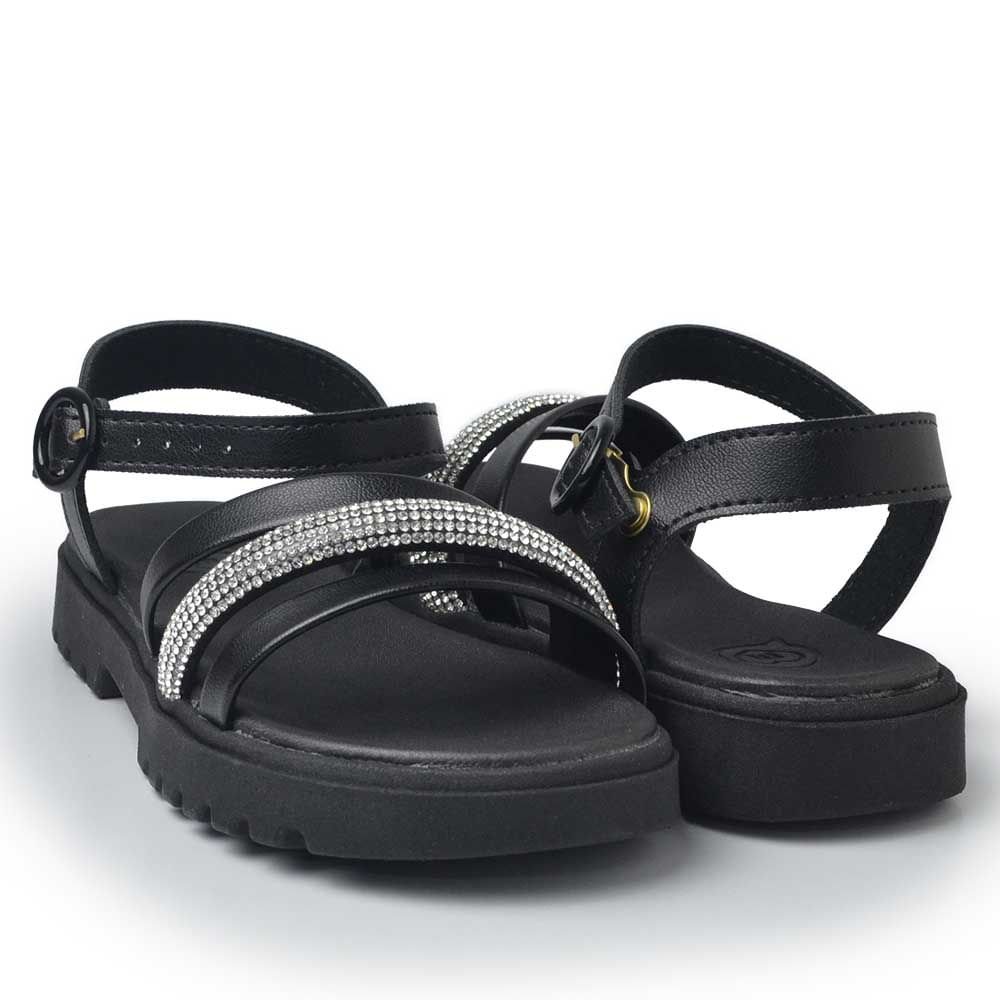 Sandália Infantil Molekinha Feminina 2344.128 Preto 6
