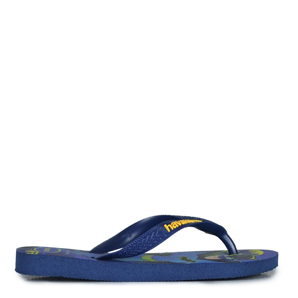 Chinelo Infantil Havaianas Masculino 25/26 TOP WARNER Azul 2