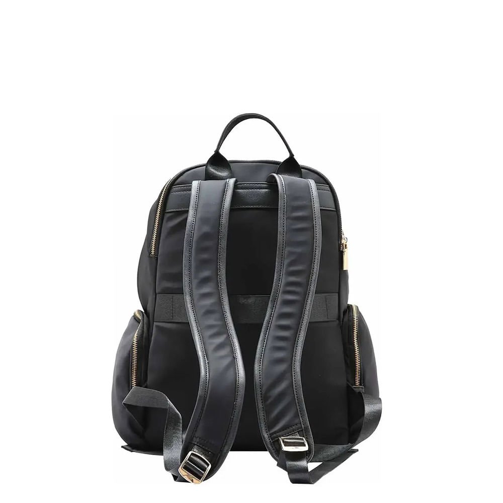 Mochila Chenson Feminina Twill Nylon CG84937 Preto 4
