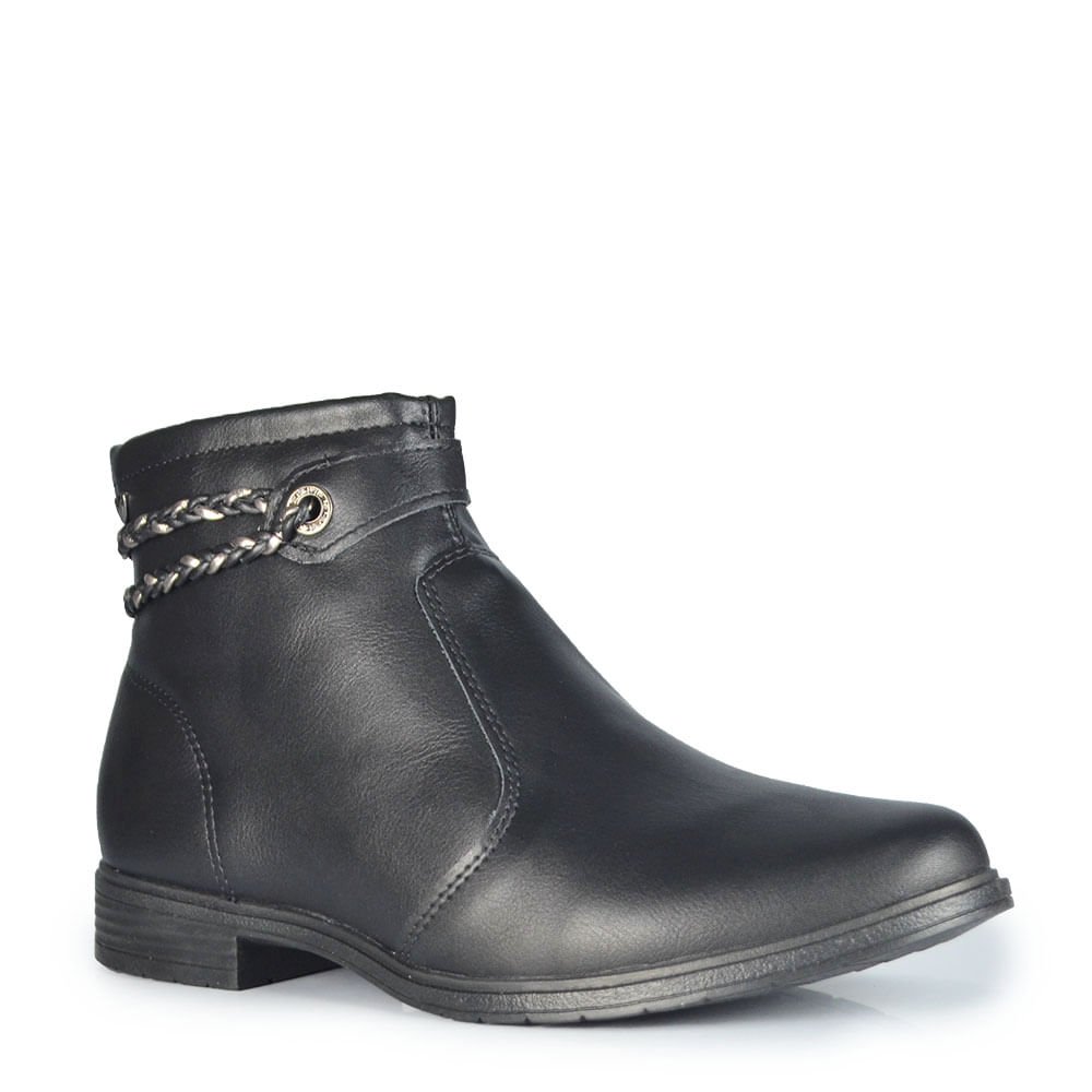 Bota Cano Curto Mississipi Feminina JO801 Preto 2