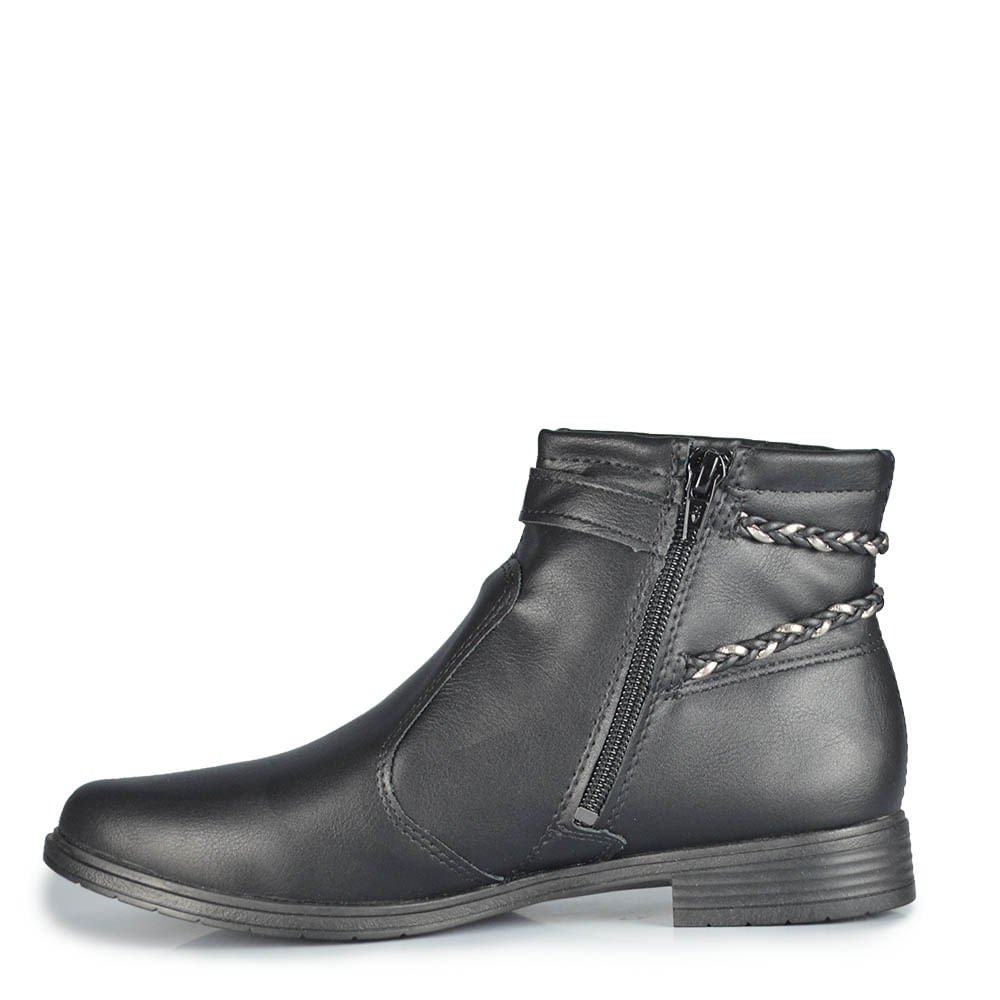 Bota Cano Curto Mississipi Feminina JO801 Preto 3