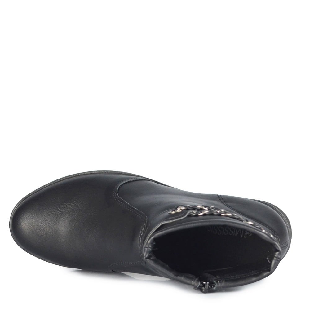 Bota Cano Curto Mississipi Feminina JO801 Preto 4