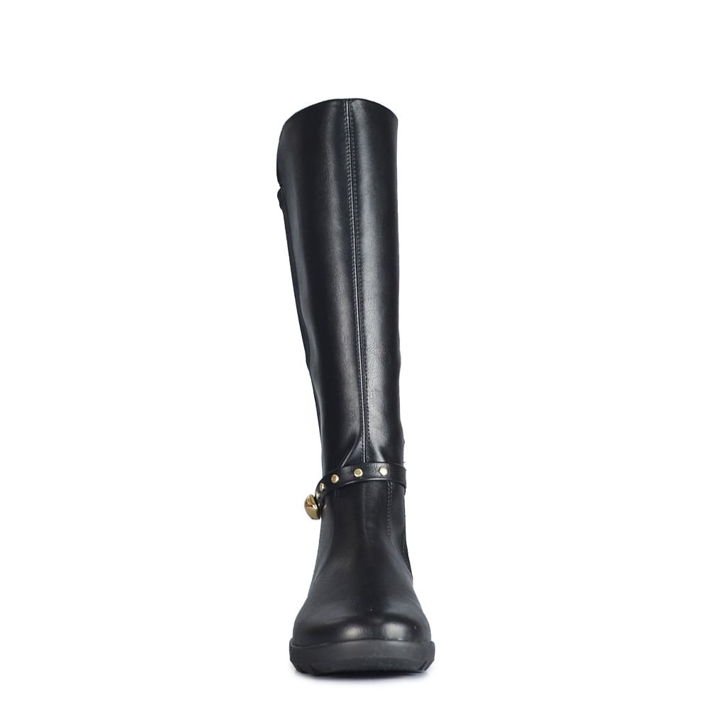 Bota Cano Longo Comfortflex Feminina 2682305 Preto 4