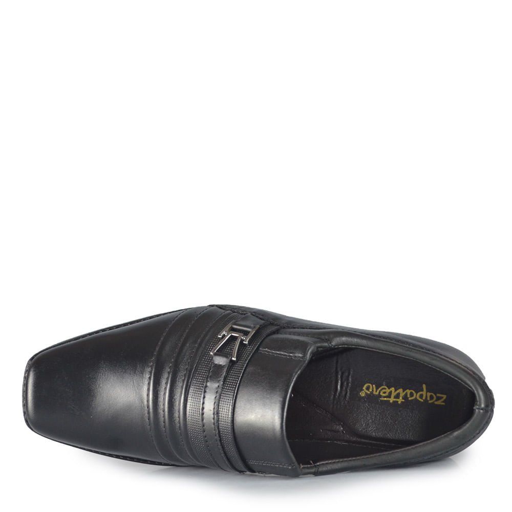 Sapato Social Zapattero Masculino 8020 Preto 4