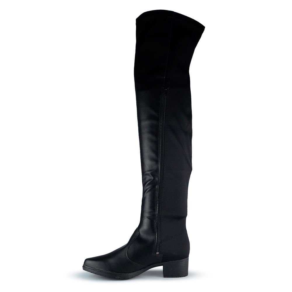 Bota Over Cano Longo Salto Baixo Mississipi Feminina MI603