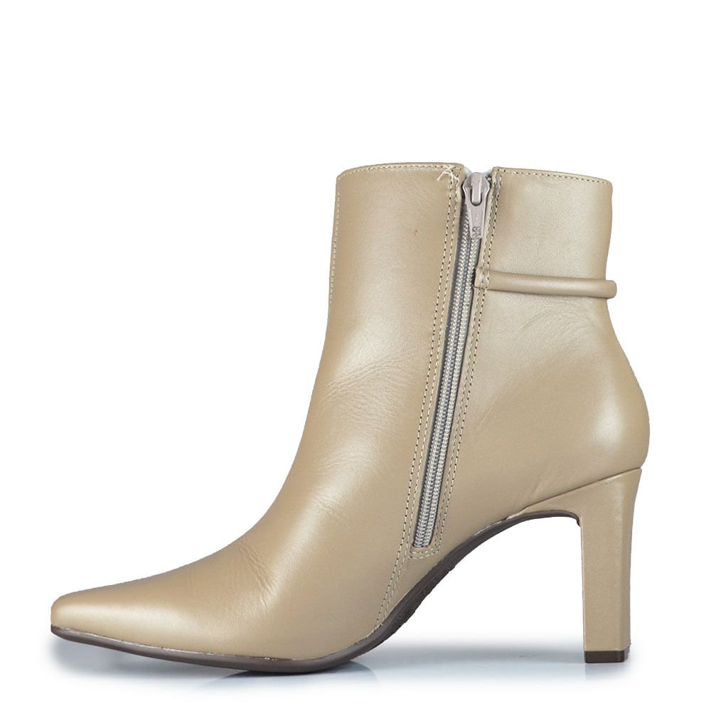 Bota Cano Médio Via Marte Feminina 356-002-01 Creme 3