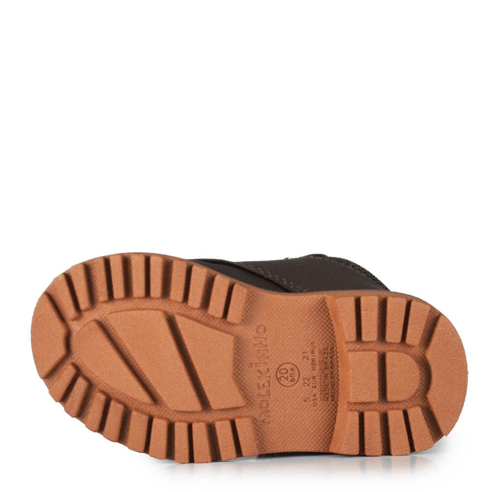 Coturno Infantil Molekinho Masculino 2144.240 Café 5