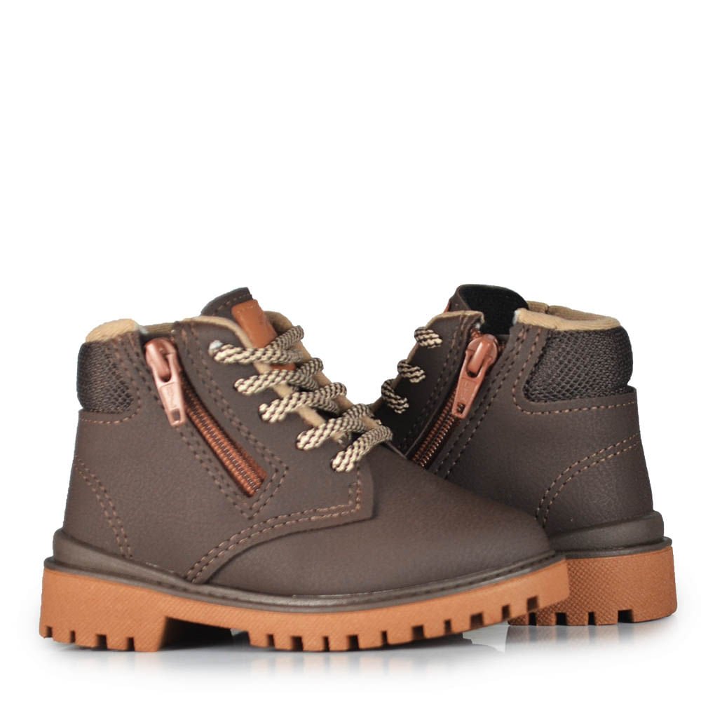 Coturno Infantil Molekinho Masculino 2144.240 Café 6