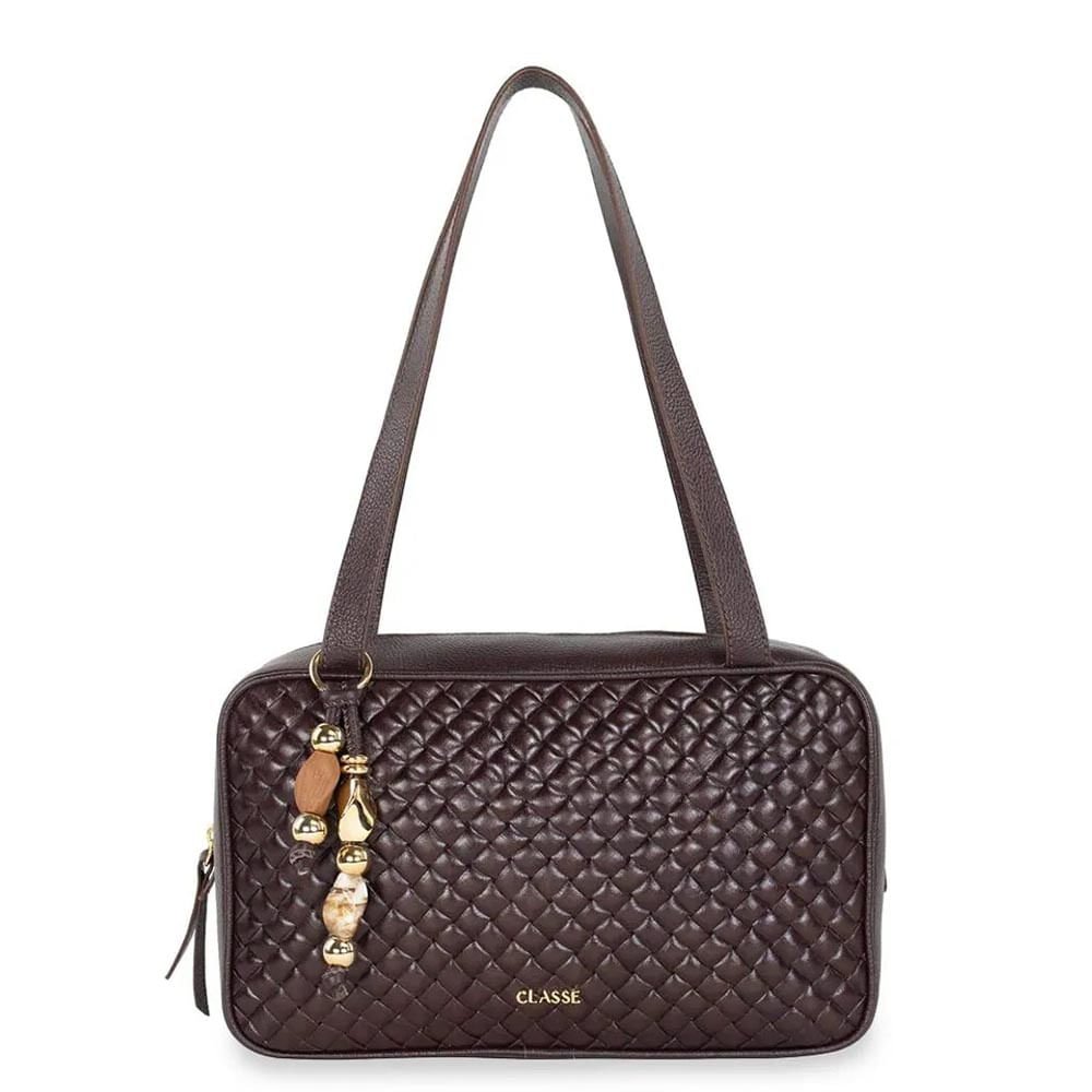 Bolsa Classe Feminina Camera Bag 3544 Café 1