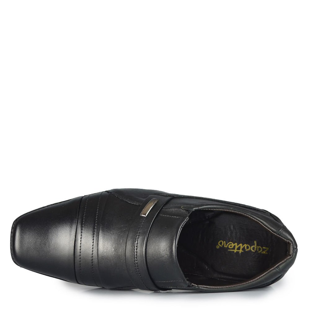 Sapato Social Zapattero Masculino Flex 8268 Black 4