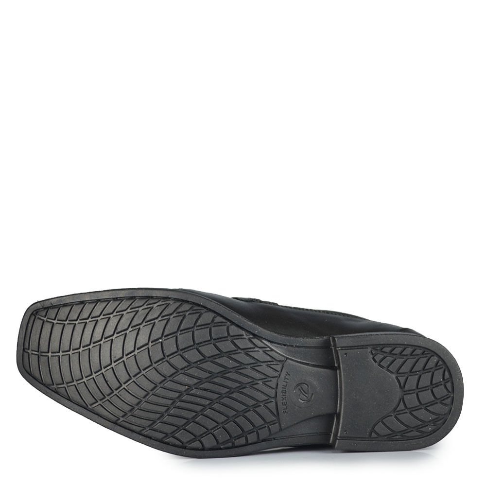 Sapato Social Zapattero Masculino Flex 8268 Black 5