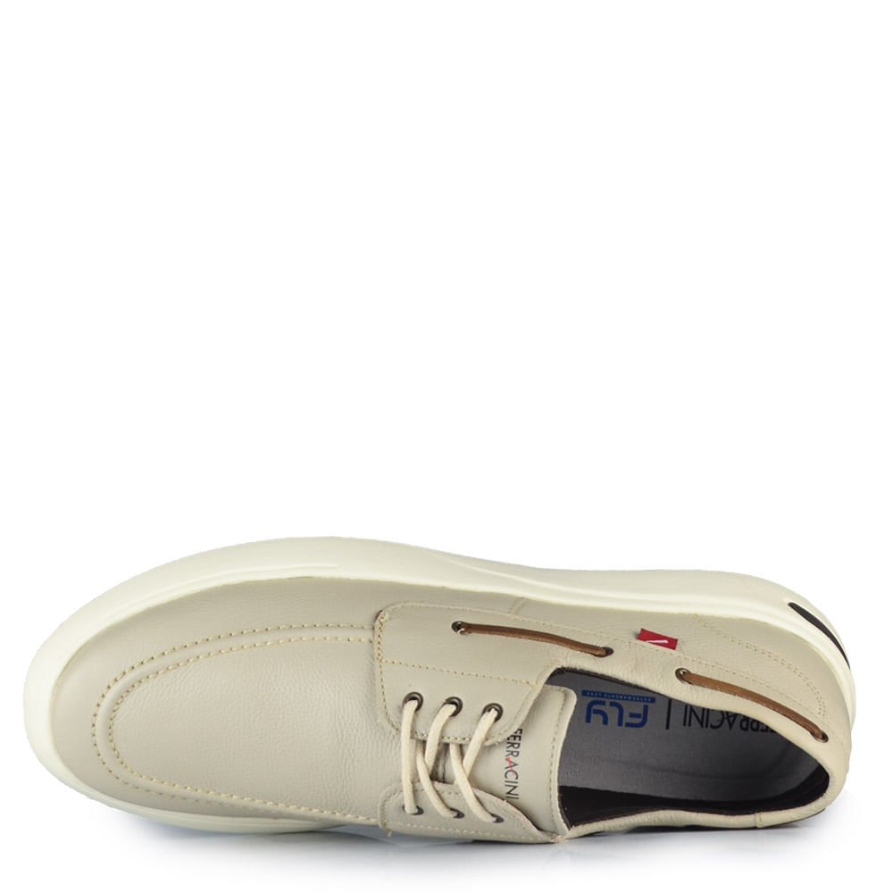 Mocassim Ferracini Masculino Buzios 8961 Creme 4
