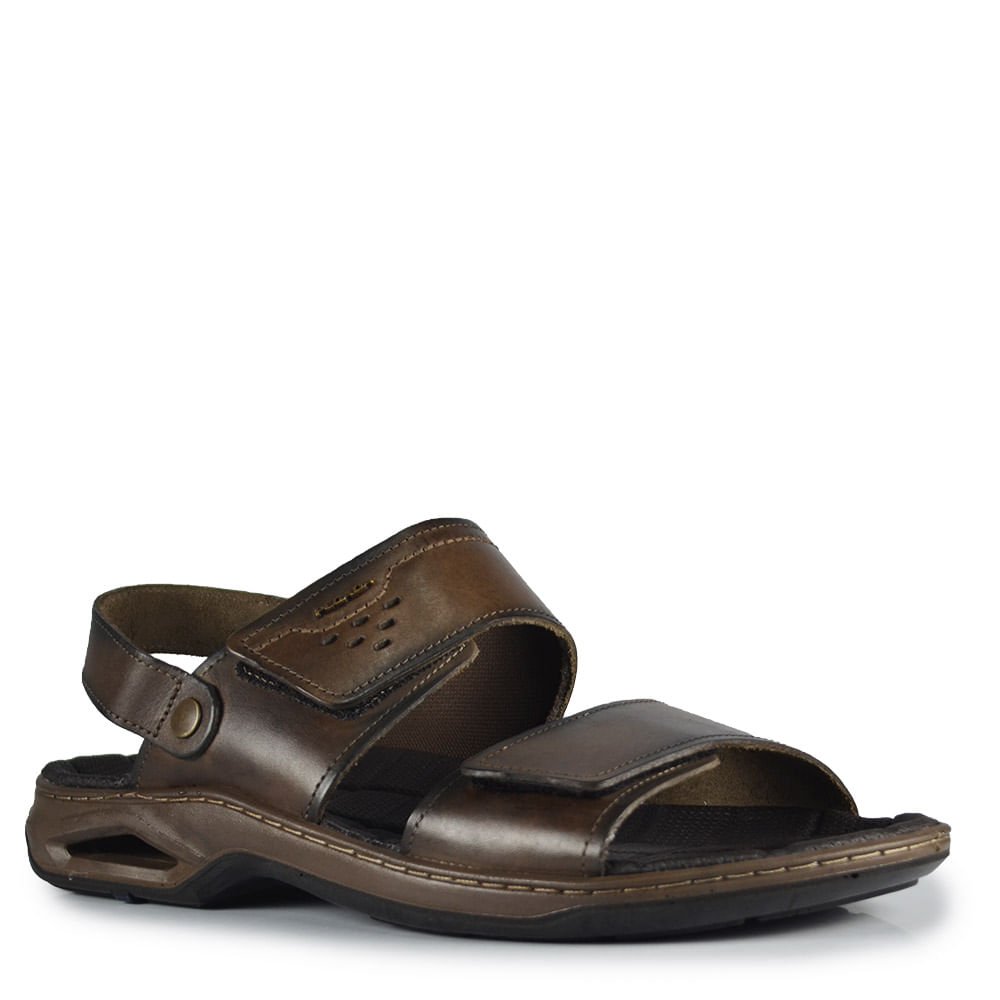 Sandália Papete Pegada Masculina 533234 Café 2