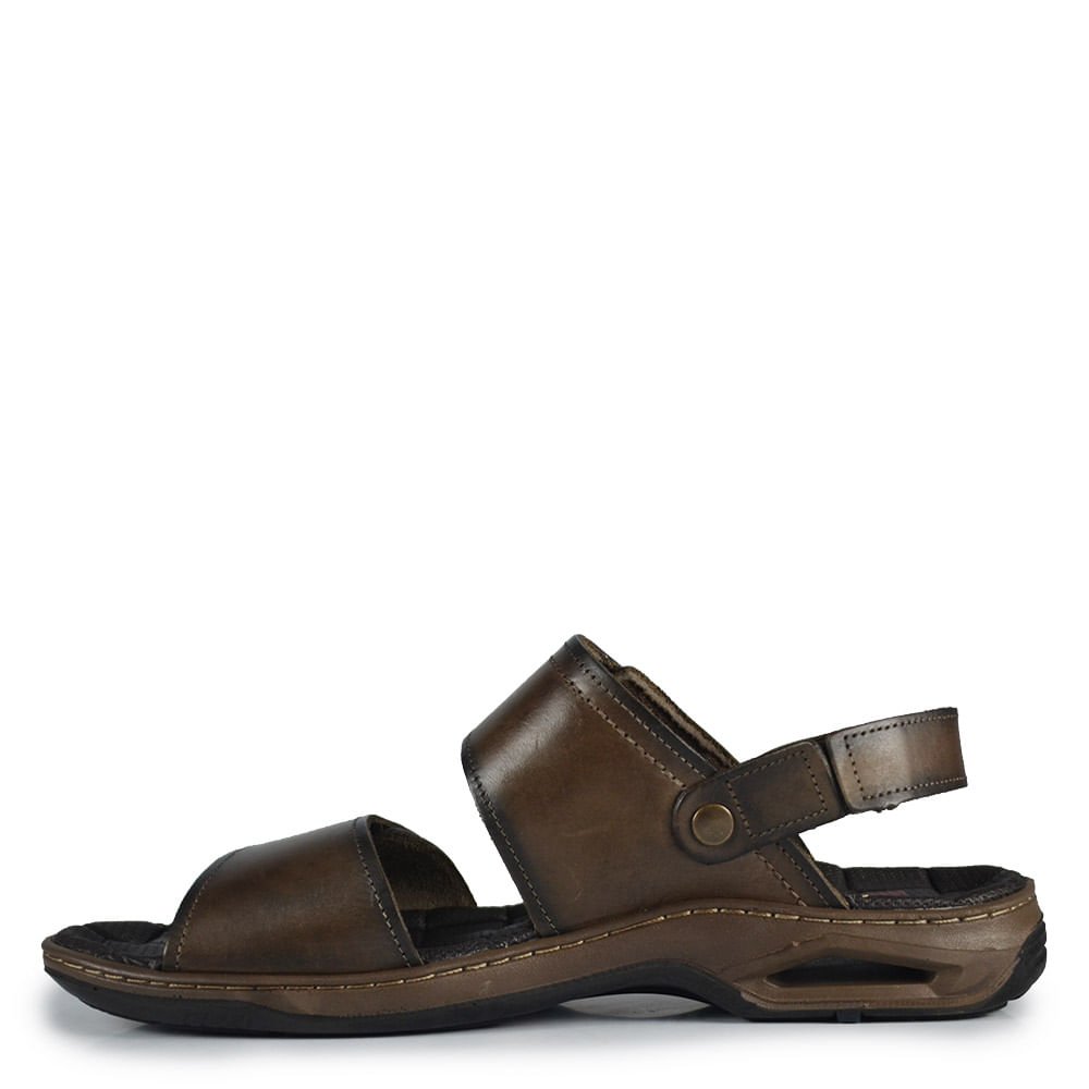 Sandália Papete Pegada Masculina 533234 Café 3