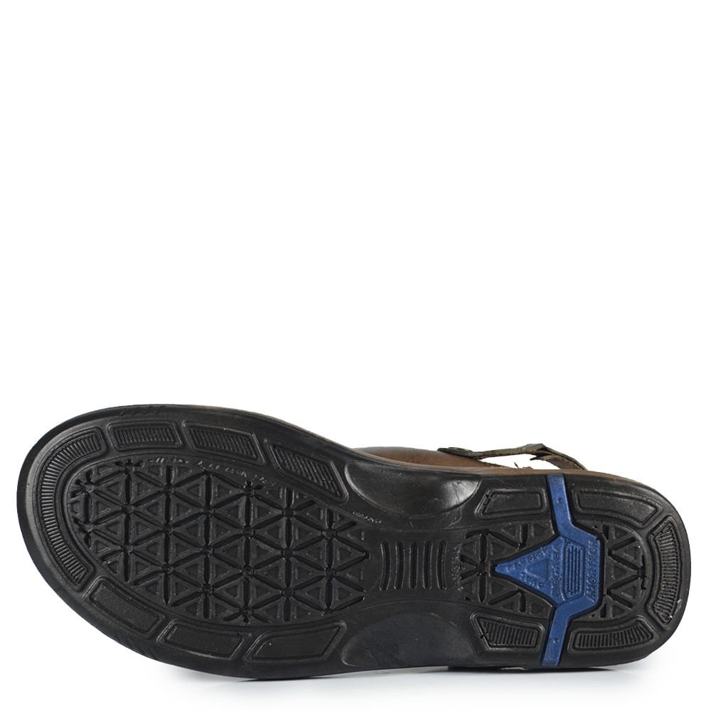 Sandália Papete Pegada Masculina 533234 Café 5