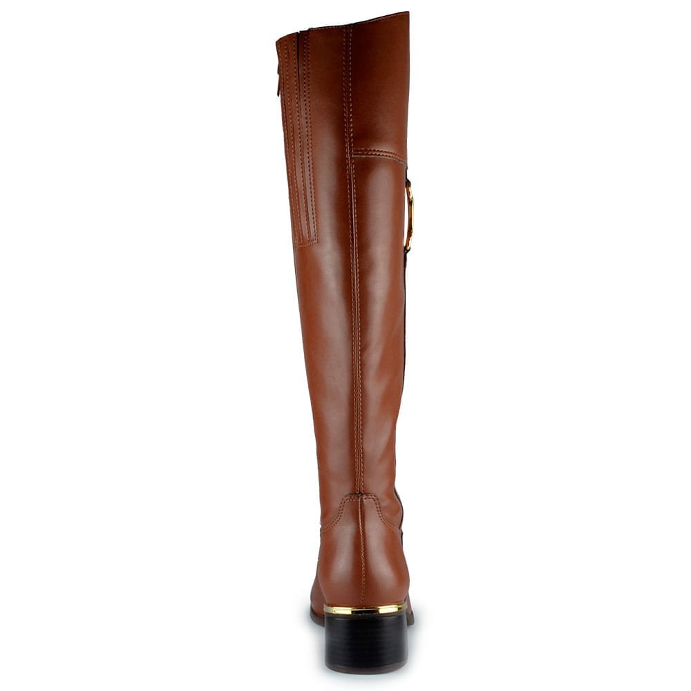 Bota Montaria Cano Longo Via marte Feminina 098-001-01 Marrom 5