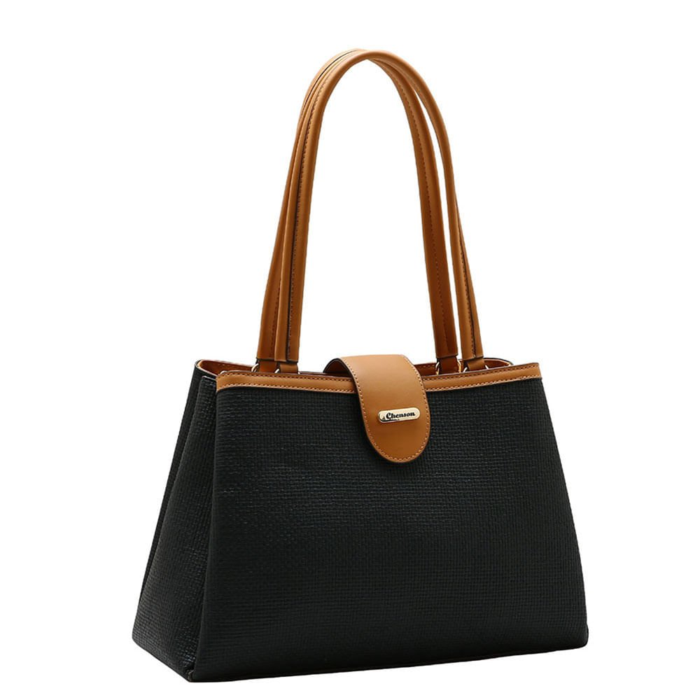 Bolsa Chenson Feminina Elegante Atemporal CG85948 Preto 1