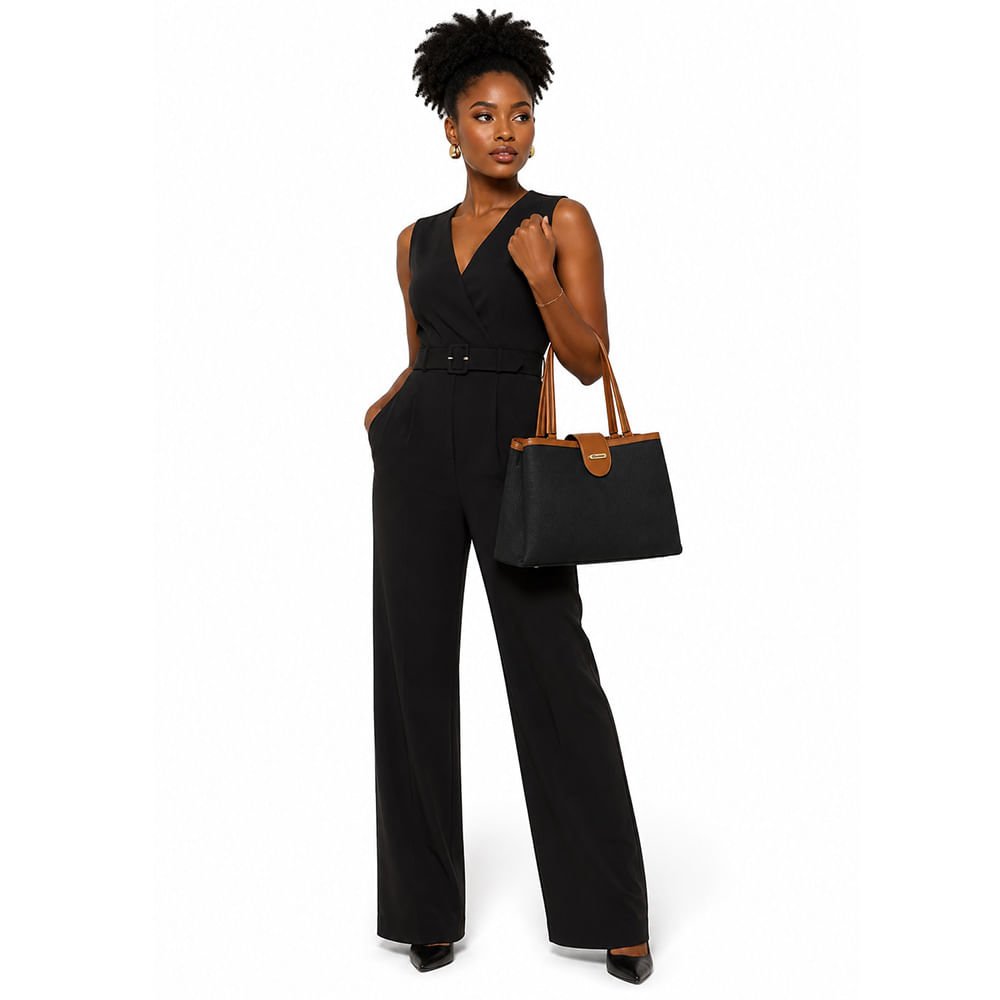 Bolsa Chenson Feminina Elegante Atemporal CG85948 Preto 2