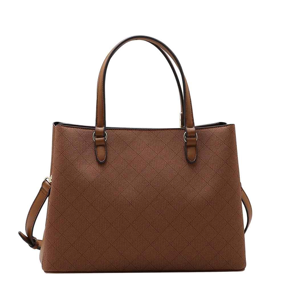 Bolsa Chenson Feminina Elemento Gráfico CG85968 Bege 4