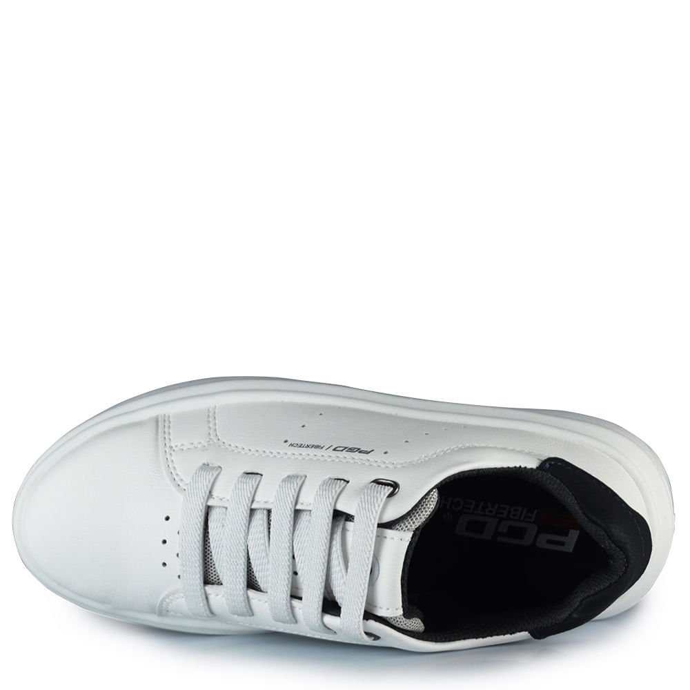 Sapatênis Juvenil Pegada Masculino 372109 Branco 4