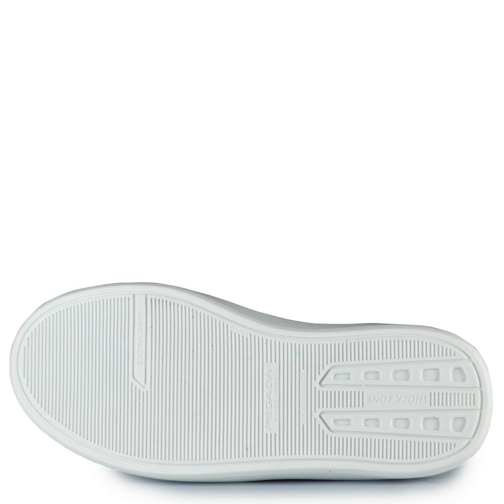 Sapatênis Juvenil Pegada Masculino 372109 Branco 5