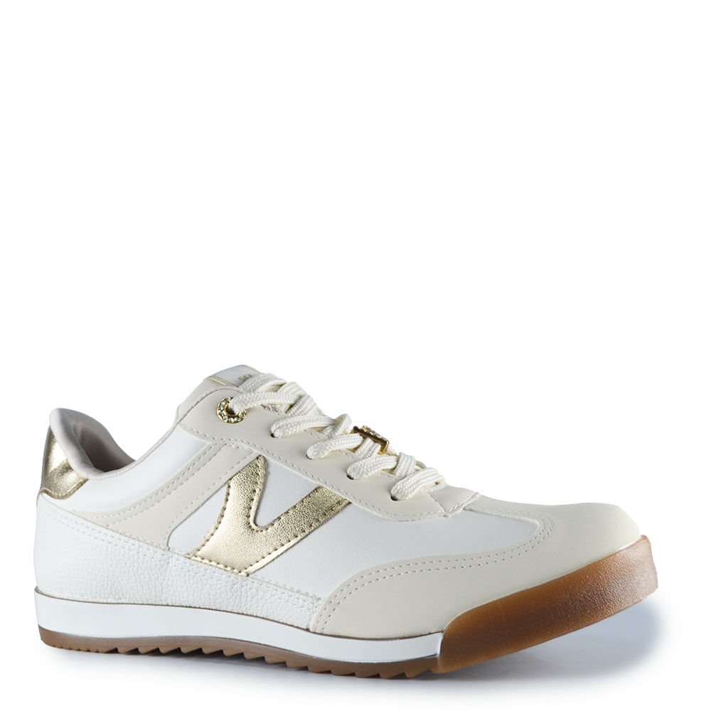 Tênis Casual Via Marte Feminino 237-024-05 Creme 2