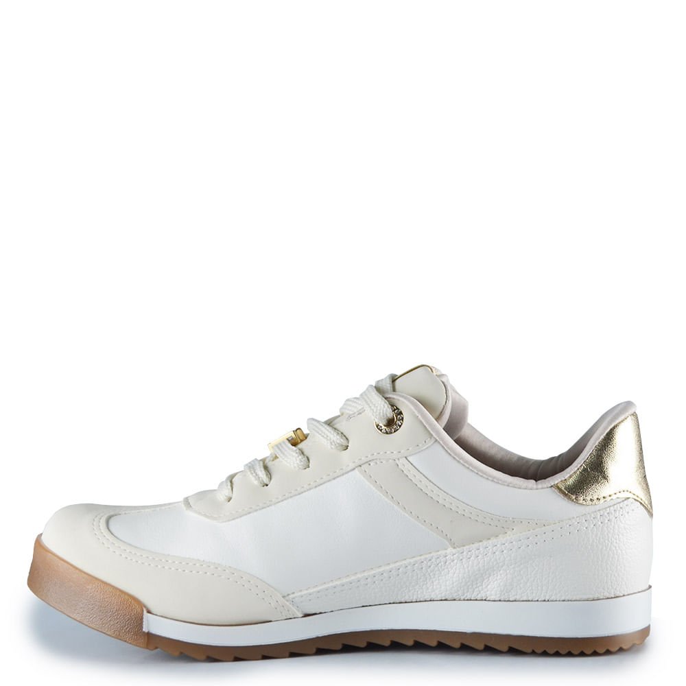 Tênis Casual Via Marte Feminino 237-024-05 Creme 3