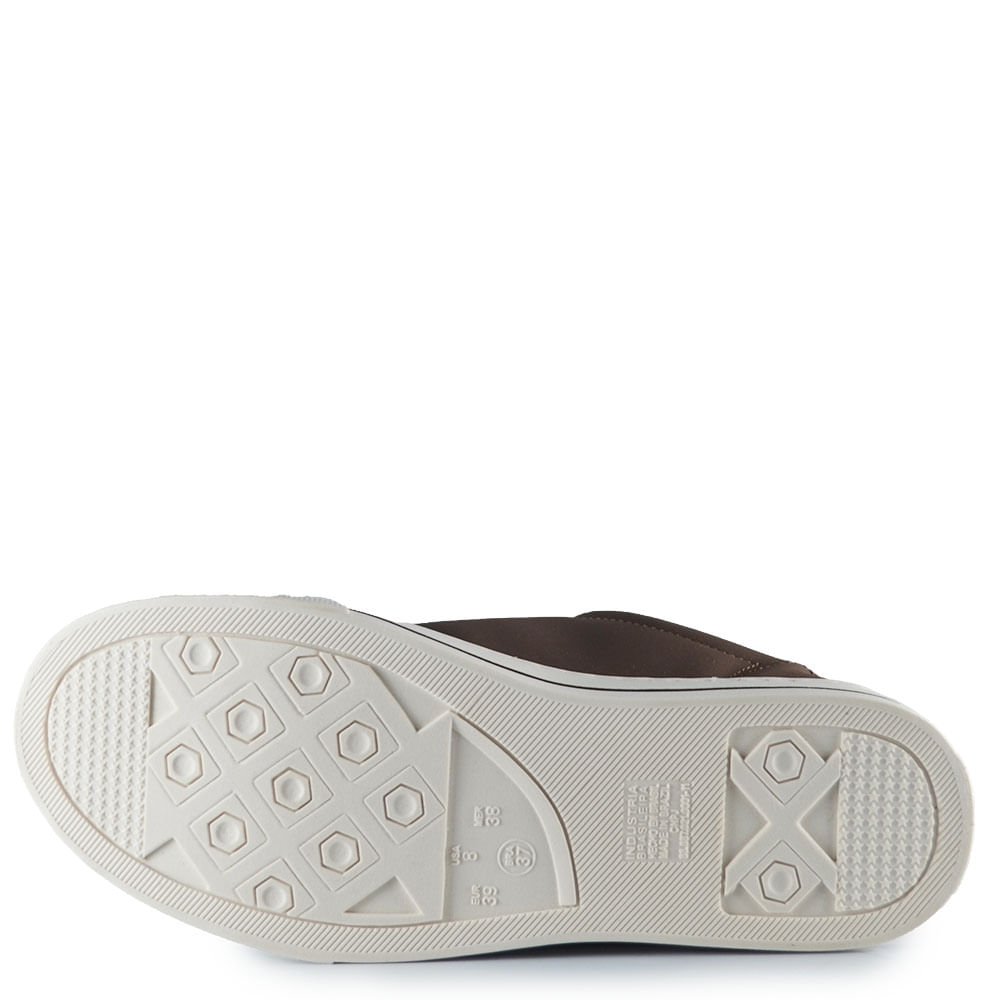 Tênis Casual Via Marte Feminino 027-051-11 Marrom 5
