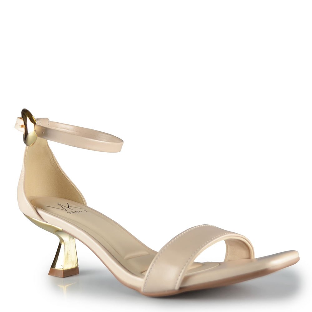 Sandália Salto Taça Vero K Feminina T3533-143 Branco 2