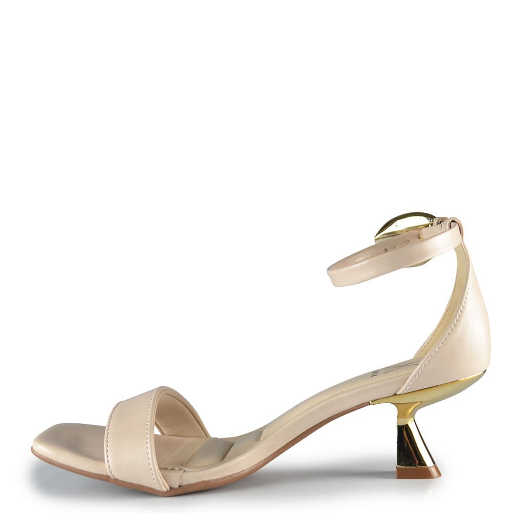 Sandália Salto Taça Vero K Feminina T3533-143 Branco 3