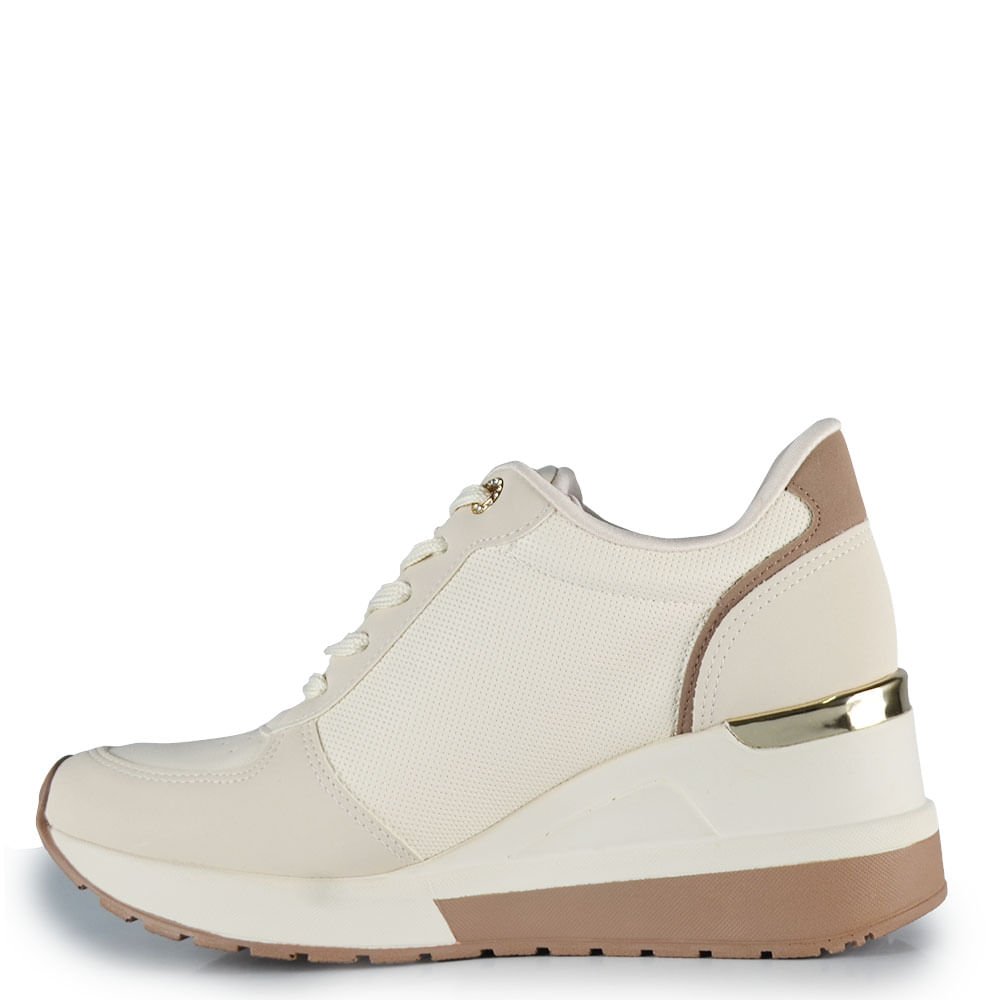 Tênis Casual Via Marte Feminino 046-027-20 Bege 3