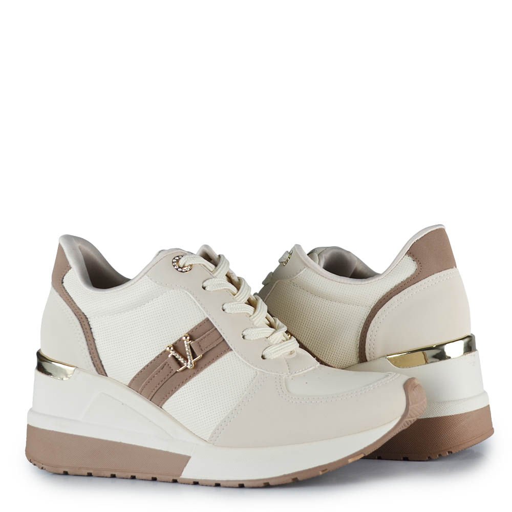 Tênis Casual Via Marte Feminino 046-027-20 Bege 6