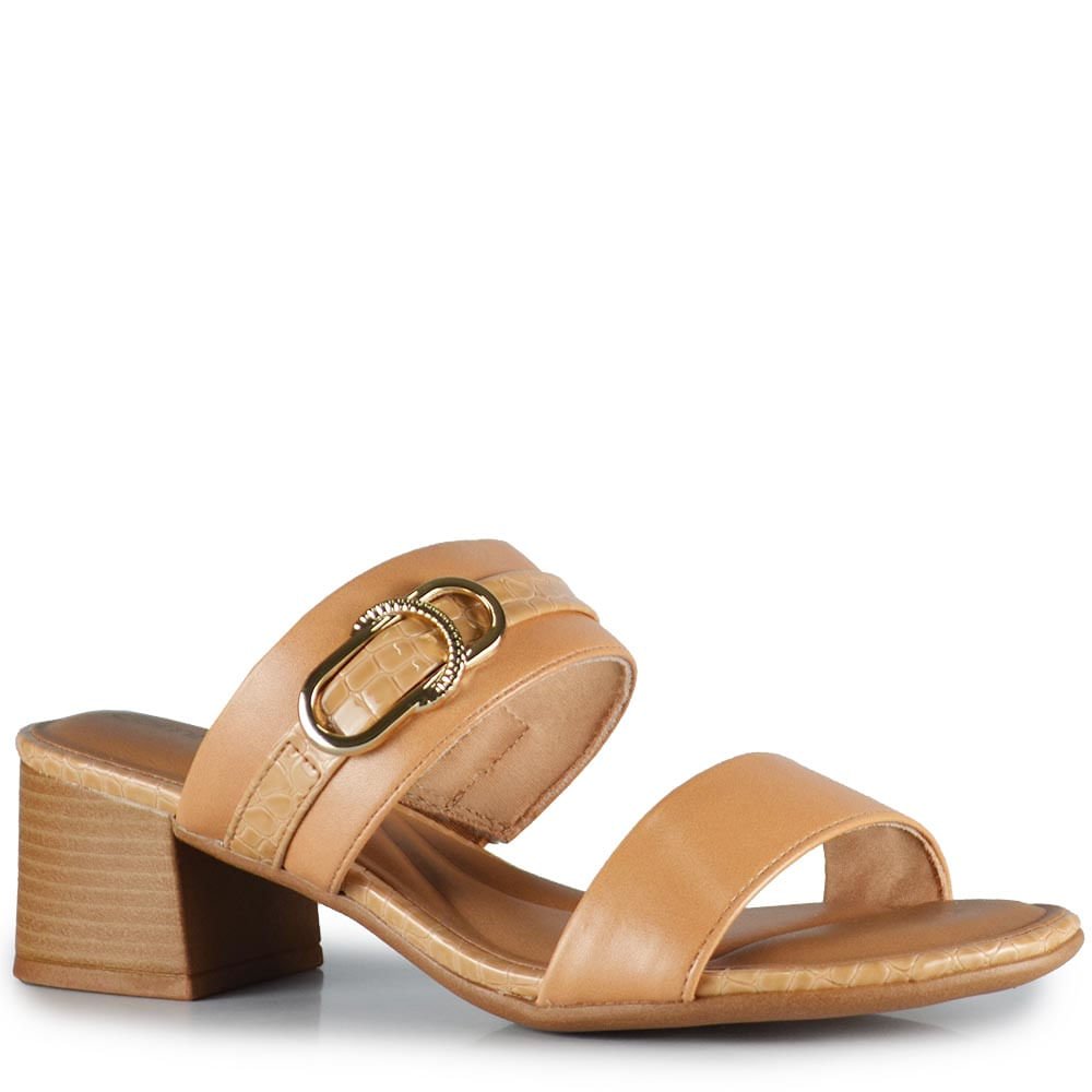 Tamanco Comfortflex Feminino 2656301 Marrom 2