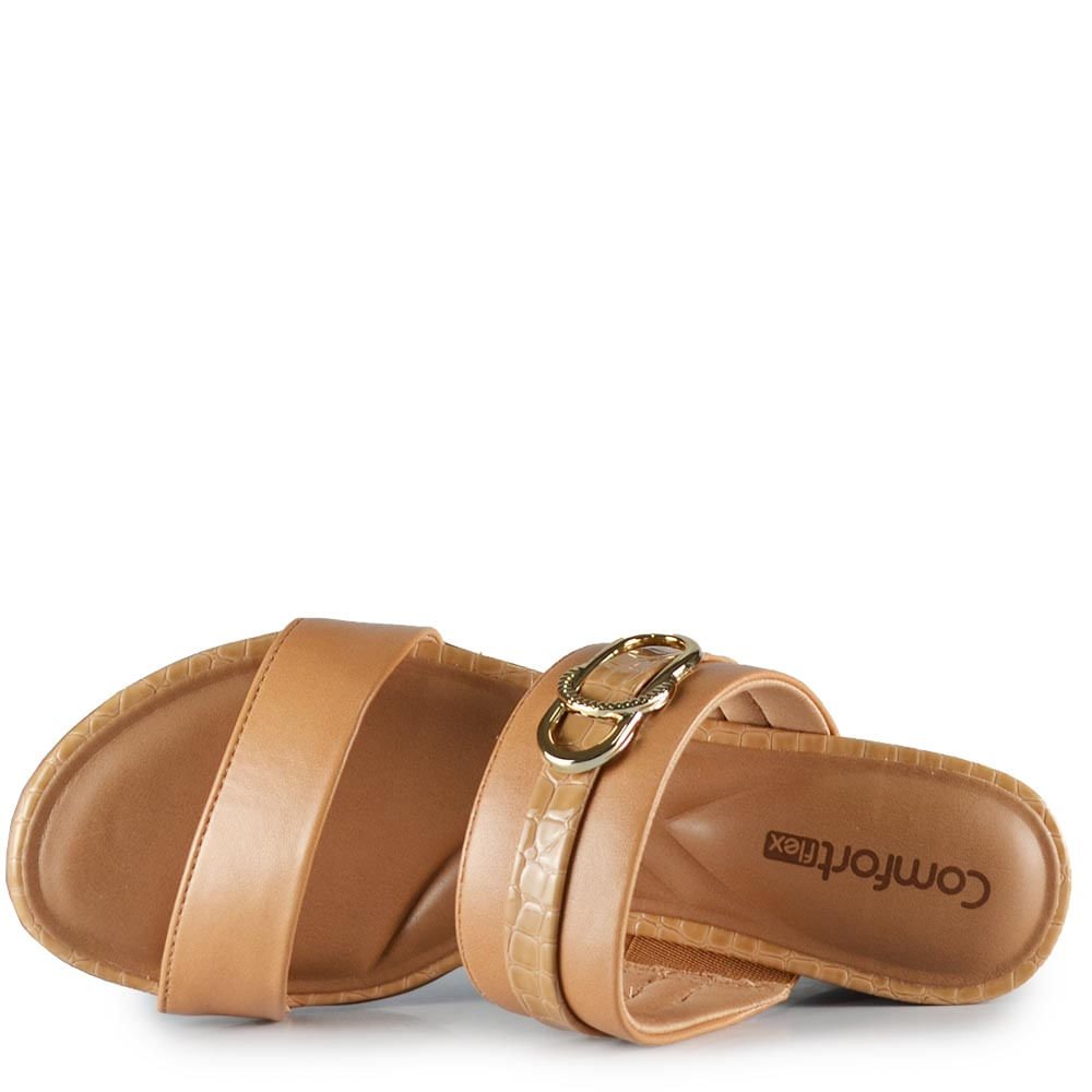 Tamanco Comfortflex Feminino 2656301 Marrom 4