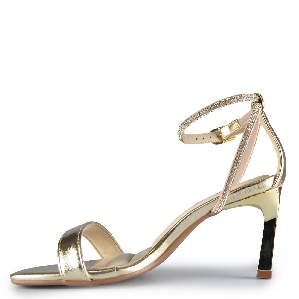 Sandália Salto Fino Vero K Feminina T7523-085 Dourado 3