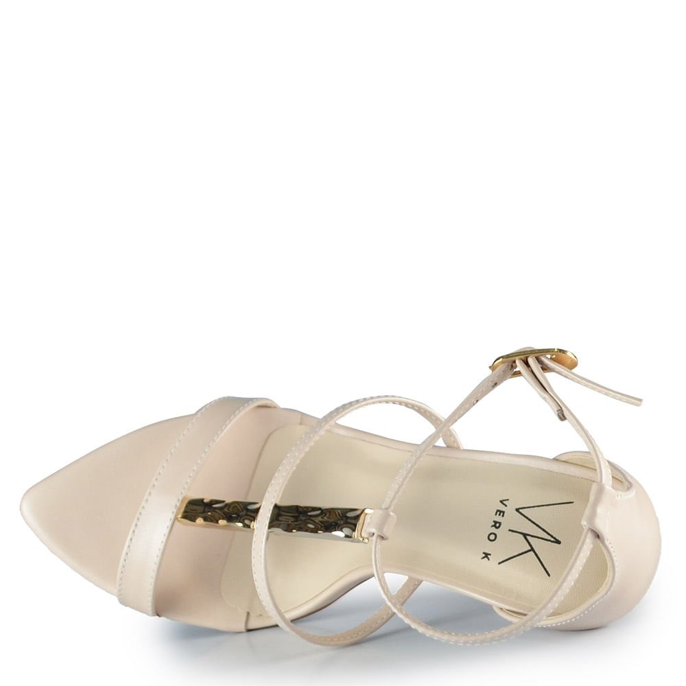 Sandália Salto Fino Vero K Feminina T8633-203 Branco 4
