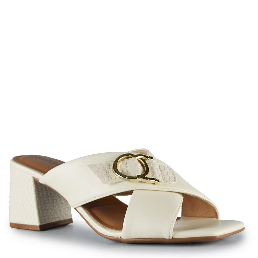 Tamanco Comfortflex Feminino 2638403 Branco 2