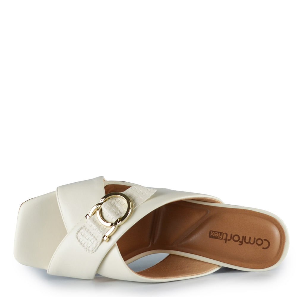 Tamanco Comfortflex Feminino 2638403 Branco 4