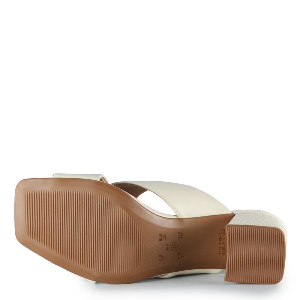 Tamanco Comfortflex Feminino 2638403 Branco 5